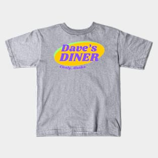 Dave's Diner Dave the Cook The Brick Northern Exposure Cicely Alaska Kids T-Shirt